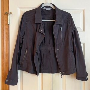 Athleta Brown Bomber Jacket